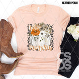 DTF Transfer - DTF013302 Leopard Hello Pumpkin