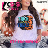 DTF Transfer - DTF013306 Trick or Treat Light Blue/Blue