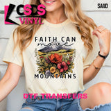 DTF Transfer - DTF013309 Faith Can Move Mountains
