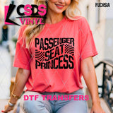 DTF Transfer - DTF013310 Passenger Seat Princess Single Color