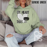 DTF Transfer - DTF013312 My Heart is on that Ice Hockey