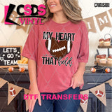 DTF Transfer - DTF013315 My Heart is on that Field Football