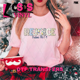 DTF Transfer - DTF013339 Rejoice Psalms 146:7-9