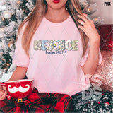 DTF Transfer - DTF013339 Rejoice Psalms 146:7-9