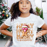 DTF Transfer - DTF013355 Merry Christmas Gingerbread Man