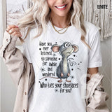 DTF Transfer - DTF013362 Who Ties Your Shoelaces for You?