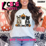 DTF Transfer - DTF013365 Halloween Cats