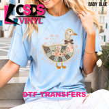 DTF Transfer - DTF013380 Patchwork Goose