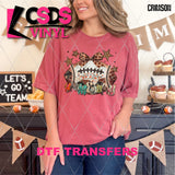 DTF Transfer - DTF013385 Game Day Patchwork Football