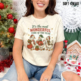 DTF Transfer - DTF013389 It's the Most Wonderful Time of the Year Geese