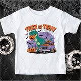 DTF Transfer - DTF013391 Trick or Treat Dinosaur 2