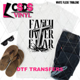 DTF Transfer - DTF013394 Faith Over Fear Single Color