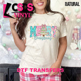 DTF Transfer - DTF013396 Merry Christmas
