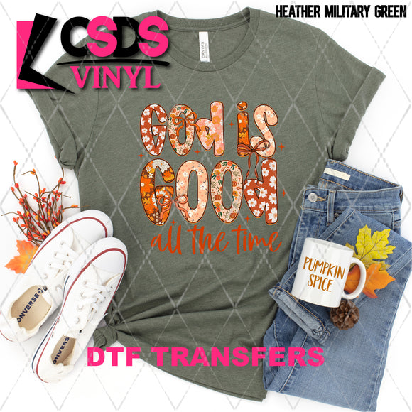 DTF Transfer - DTF013397 Fall God is Good All the Time