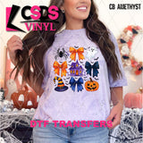 DTF Transfer - DTF013401 Halloween Coquette Grid