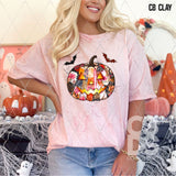 DTF Transfer - DTF013408 Patchwork Jack O Lantern