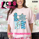 DTF Transfer - DTF013412 Love Snowflake