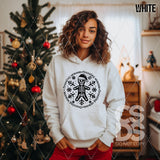 DTF Transfer - DTF013418 Freezing Season Skeleton Single Color