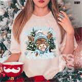 DTF Transfer - DTF013438 Not Made for Winter Brown Cow
