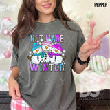 DTF Transfer - DTF013440 Not Made for Winter Snowman Trio