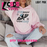 DTF Transfer - DTF013443 Stay Cozy Winter Bat
