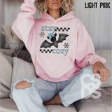 DTF Transfer - DTF013443 Stay Cozy Winter Bat