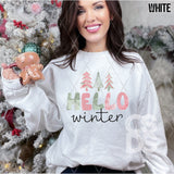DTF Transfer - DTF013448 Hello Winter