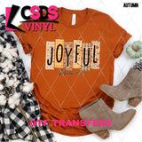 DTF Transfer - DTF013459 Fall Joyful Psalm 107:1