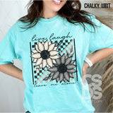 DTF Transfer - DTF013467 Floral Live Laugh Leave Me Alone