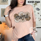 DTF Transfer - DTF013470 Floral Mama Neutral