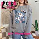 DTF Transfer - DTF013471 Let It Snow Snowman