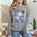 DTF Transfer - DTF013471 Let It Snow Snowman