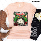 DTF Transfer - DTF013484 Straight Tequila Night