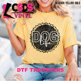 DTF Transfer - DTF013496 Dog Life
