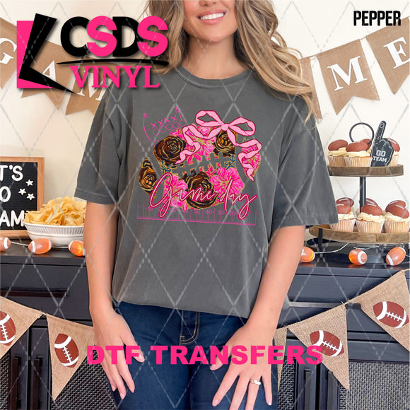 DTF Transfer - DTF013508 Game Day Floral Football