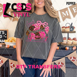 DTF Transfer - DTF013508 Game Day Floral Football