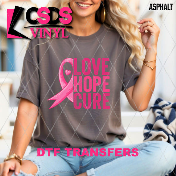 DTF Transfer - DTF013518 Love Hope Cure
