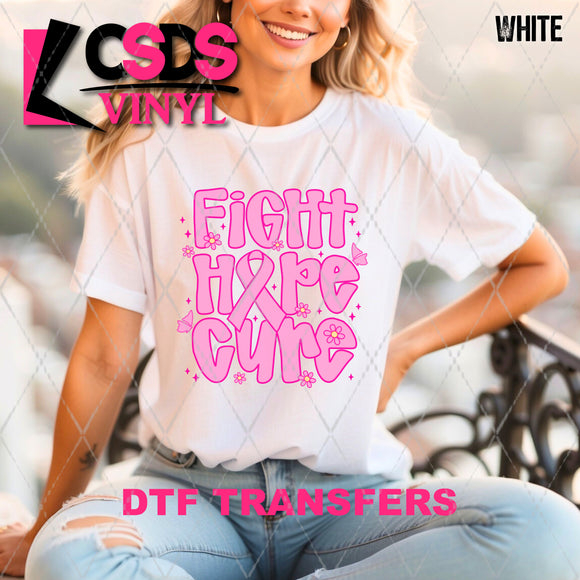 DTF Transfer - DTF013523 Fight Hope Cure