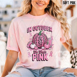 DTF Transfer - DTF013526 We Wear Pink Leopard Pumpkin