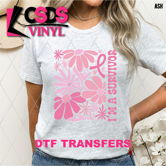 DTF Transfer - DTF013529 I Am A Survivor
