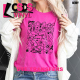 DTF Transfer - DTF013531 Faith Over Fear Collage Single Color