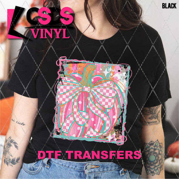 DTF Transfer - DTF013543 Painted Pink Pumpkin