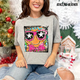 DTF Transfer - DTF013549 Gingerbread Man Selfie