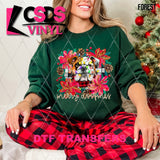 DTF Transfer - DTF013572 Merry Woofmas Bulldog