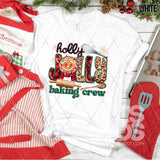 DTF Transfer - DTF013576 Holly Jolly Baking Crew