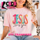 DTF Transfer - DTF013581 Jesus Loves You