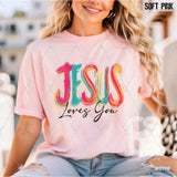 DTF Transfer - DTF013581 Jesus Loves You