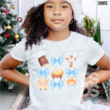 DTF Transfer - DTF013612 Watercolor Baby in a Manger Grid