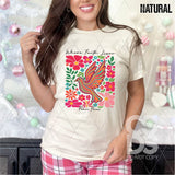 DTF Transfer - DTF013614 Where Faith Lives Peace Flies