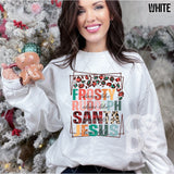 DTF Transfer - DTF013616 Frosty Rudolph Santa Jesus